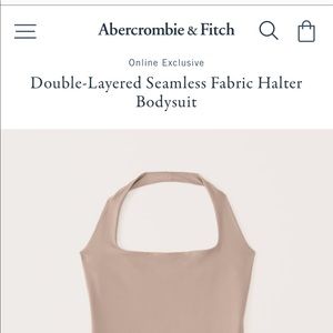 NWT abercrombie halter bodysuit
